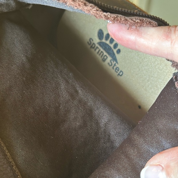 Spring Step Dark Brown Leather Footwear - Picture 5 of 6